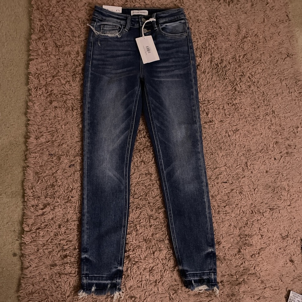 Flying Monkey Blue Skinny Jeans Premium Denim